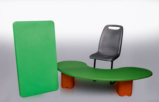 Plastic Custom Made - Chair & Tables